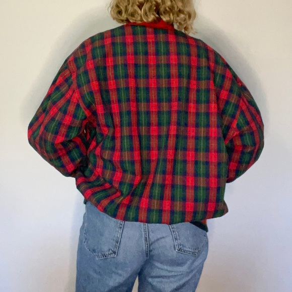 Ravens Reversible Golf Jacket | Red & Plaid 🏌️ (Unisex) - Picture 5 of 8